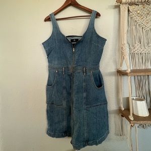 NWT 7 for All Mankind Denim mini dress, size 12